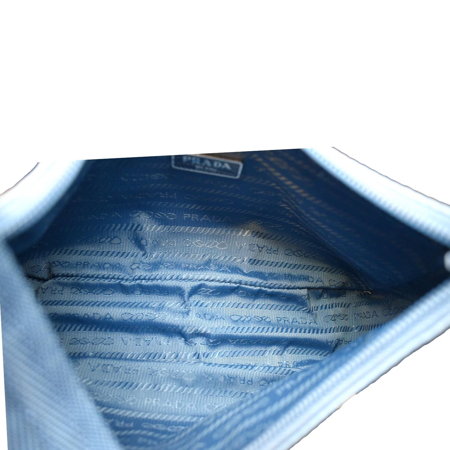 PRADA Re-Edition 2000 Nylon Hobo Bag Blue
