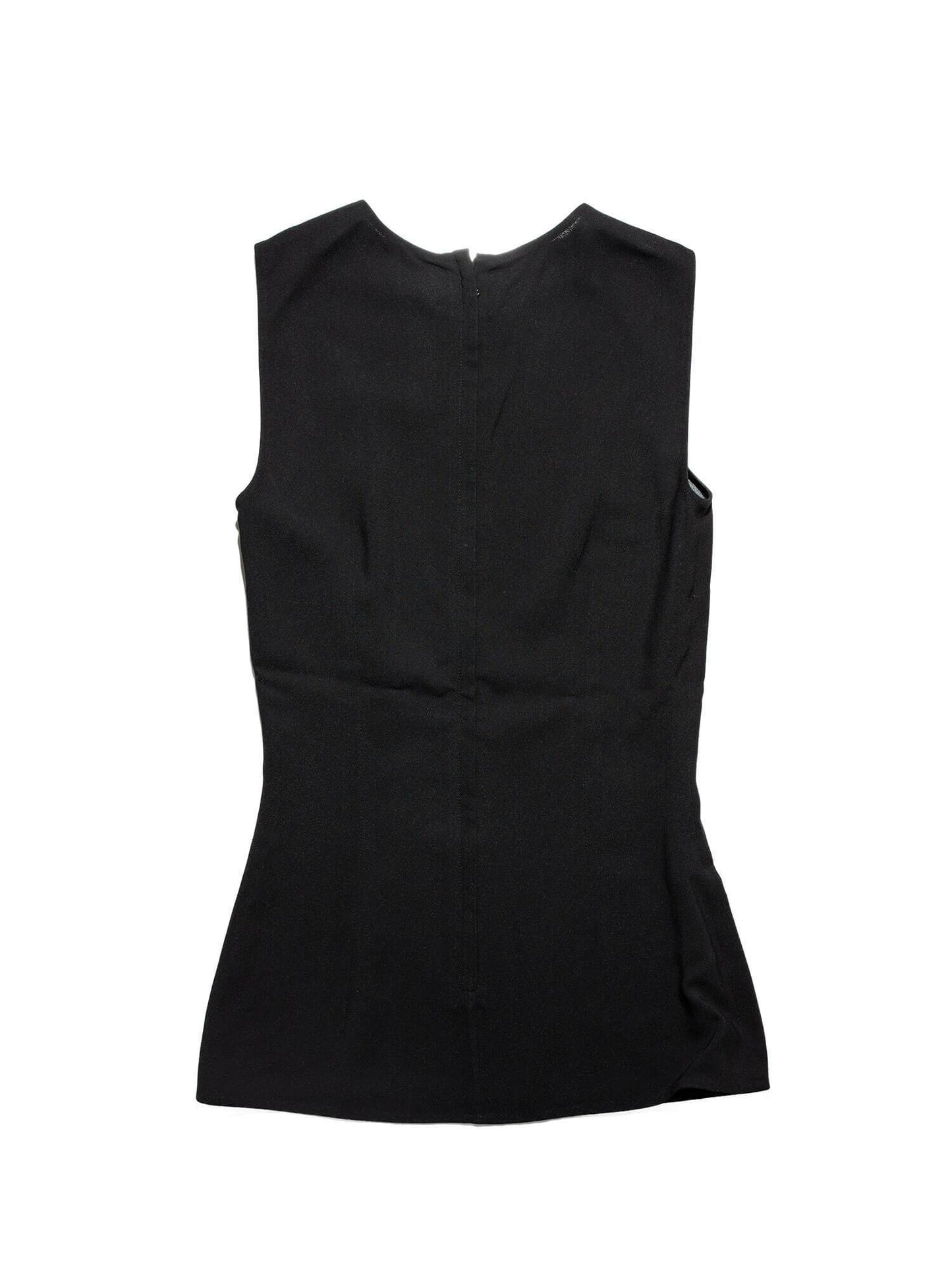 Dolce & Gabbana Fitted Floral Top Black
