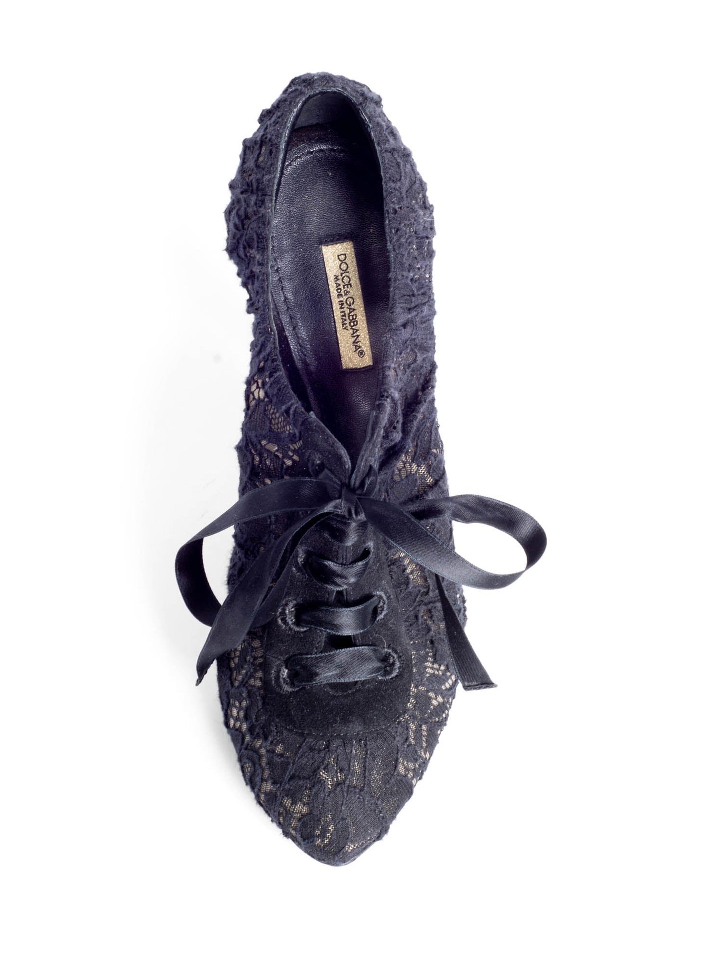 Dolce & Gabbana Lace Heels Black