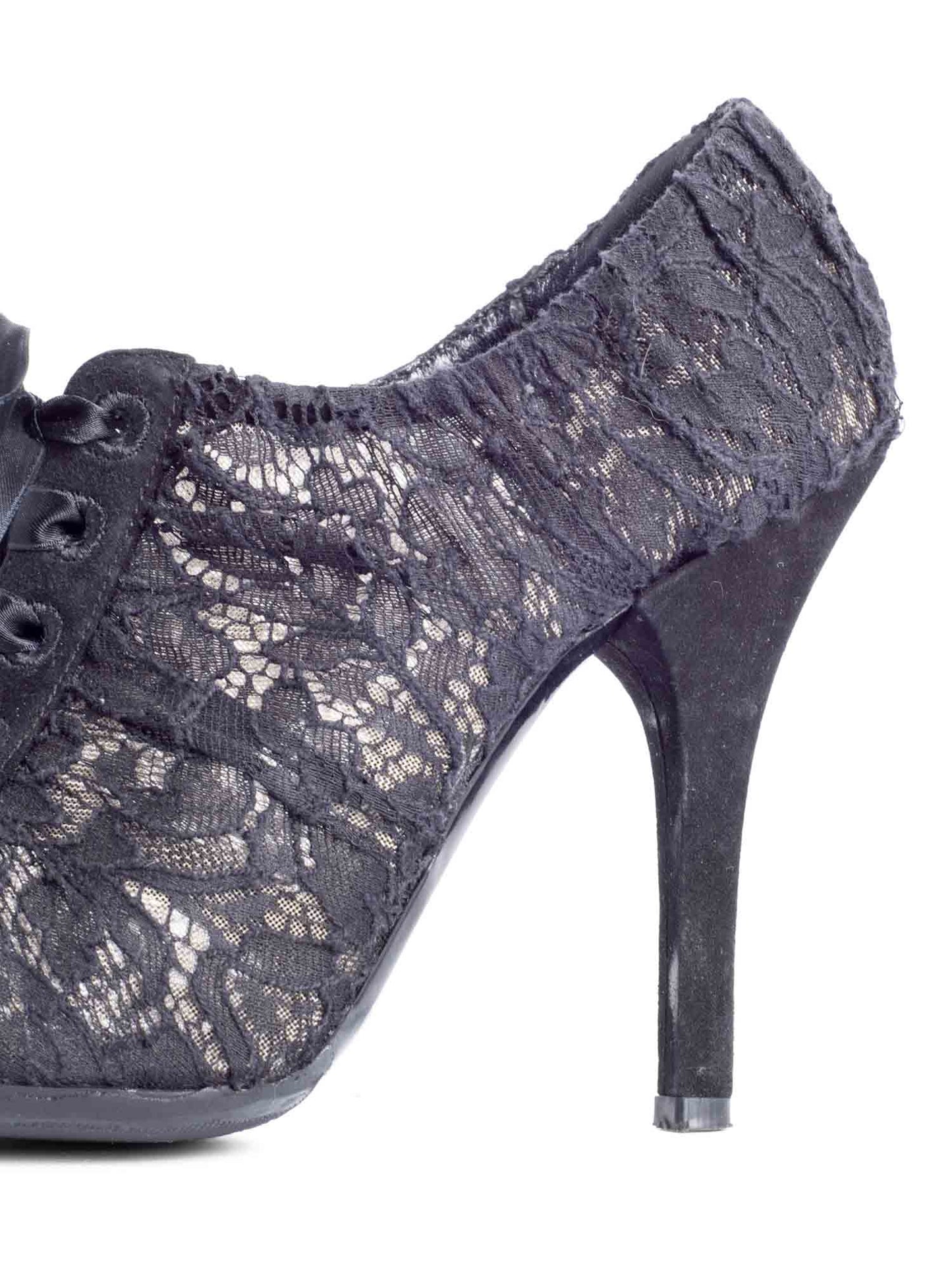Dolce & Gabbana Lace Heels Black