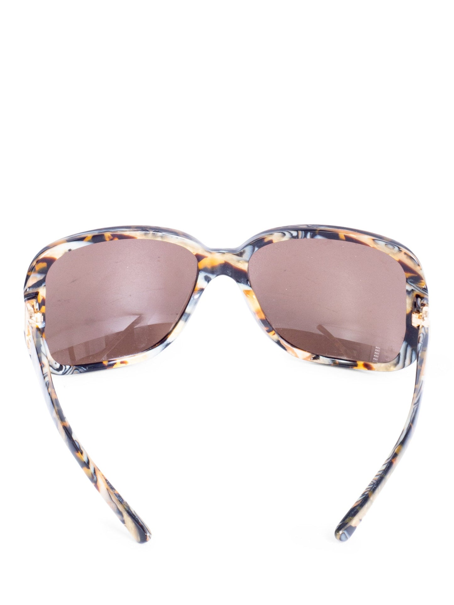 Dolce & Gabbana Logo Marble Sunglasses Brown