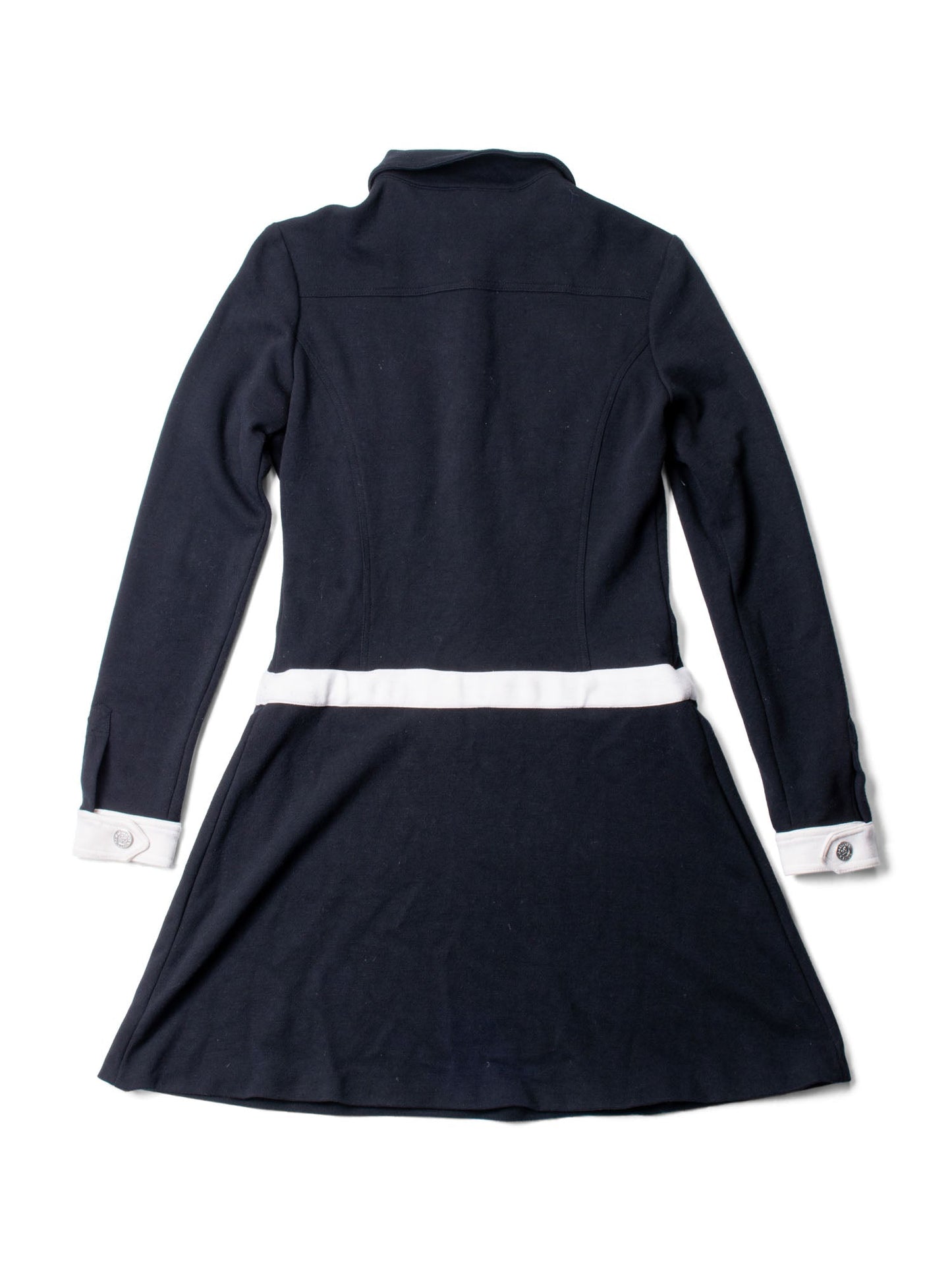 Dolce & Gabbana Logo Mini Dress Black White