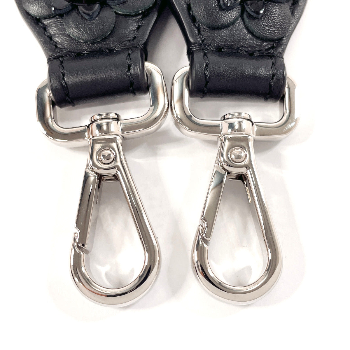 Fendi Leather Flower Shoulder Strap
