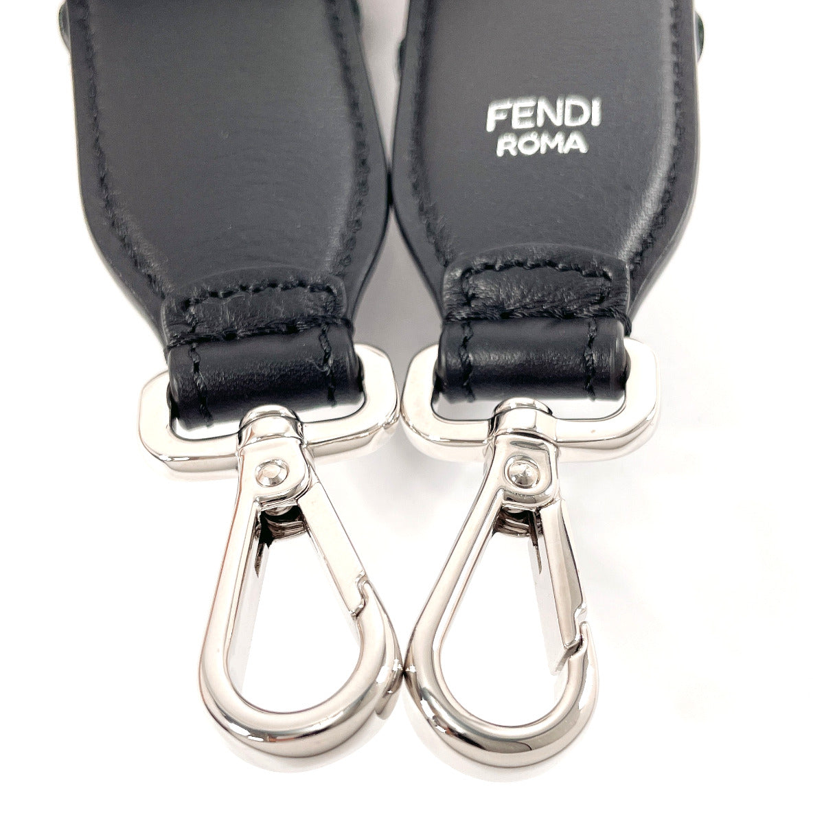 Fendi Leather Flower Shoulder Strap