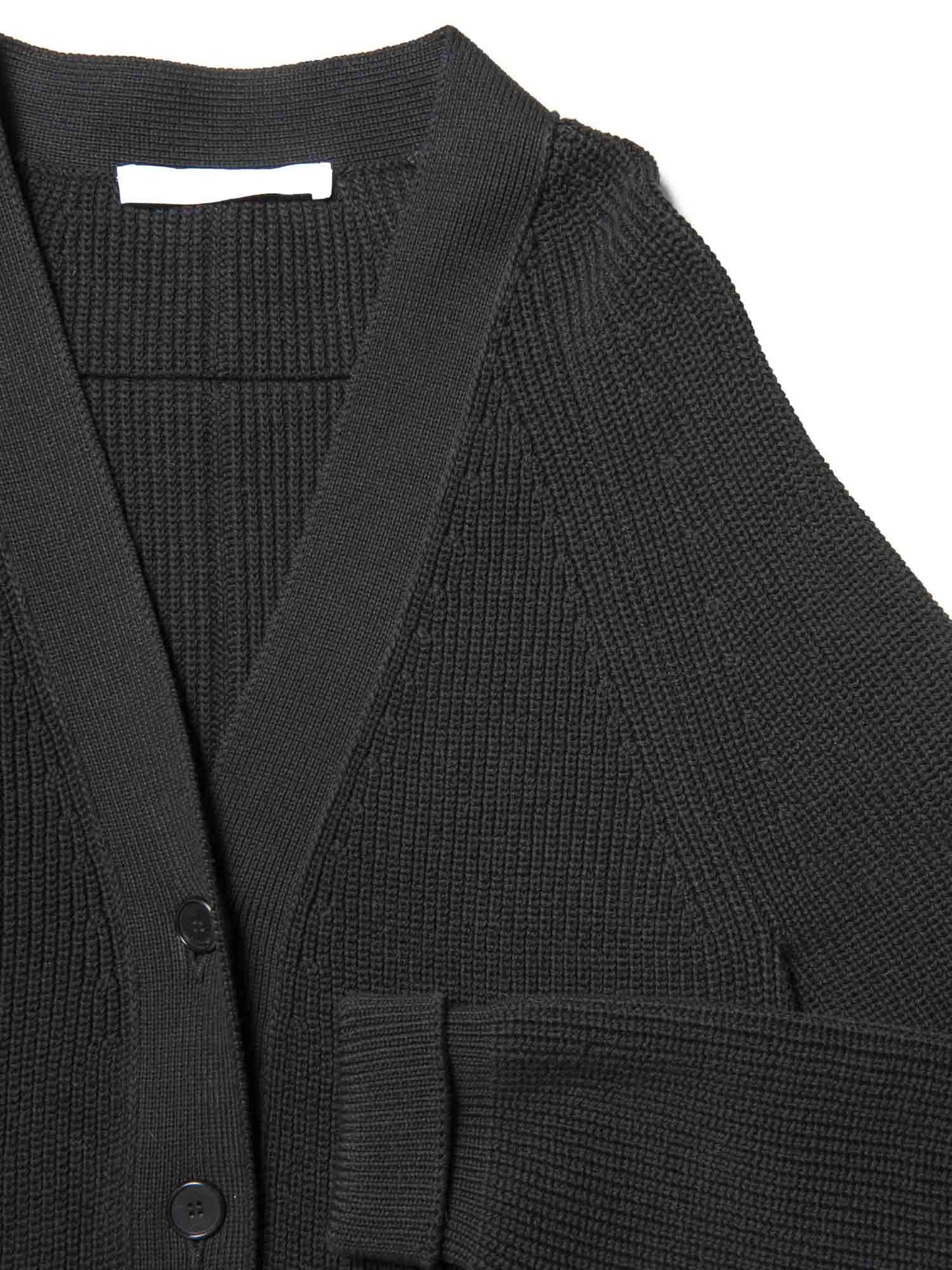 Givenchy Cotton Knit Asymetrical Web Stripe Cardigan Black Red White