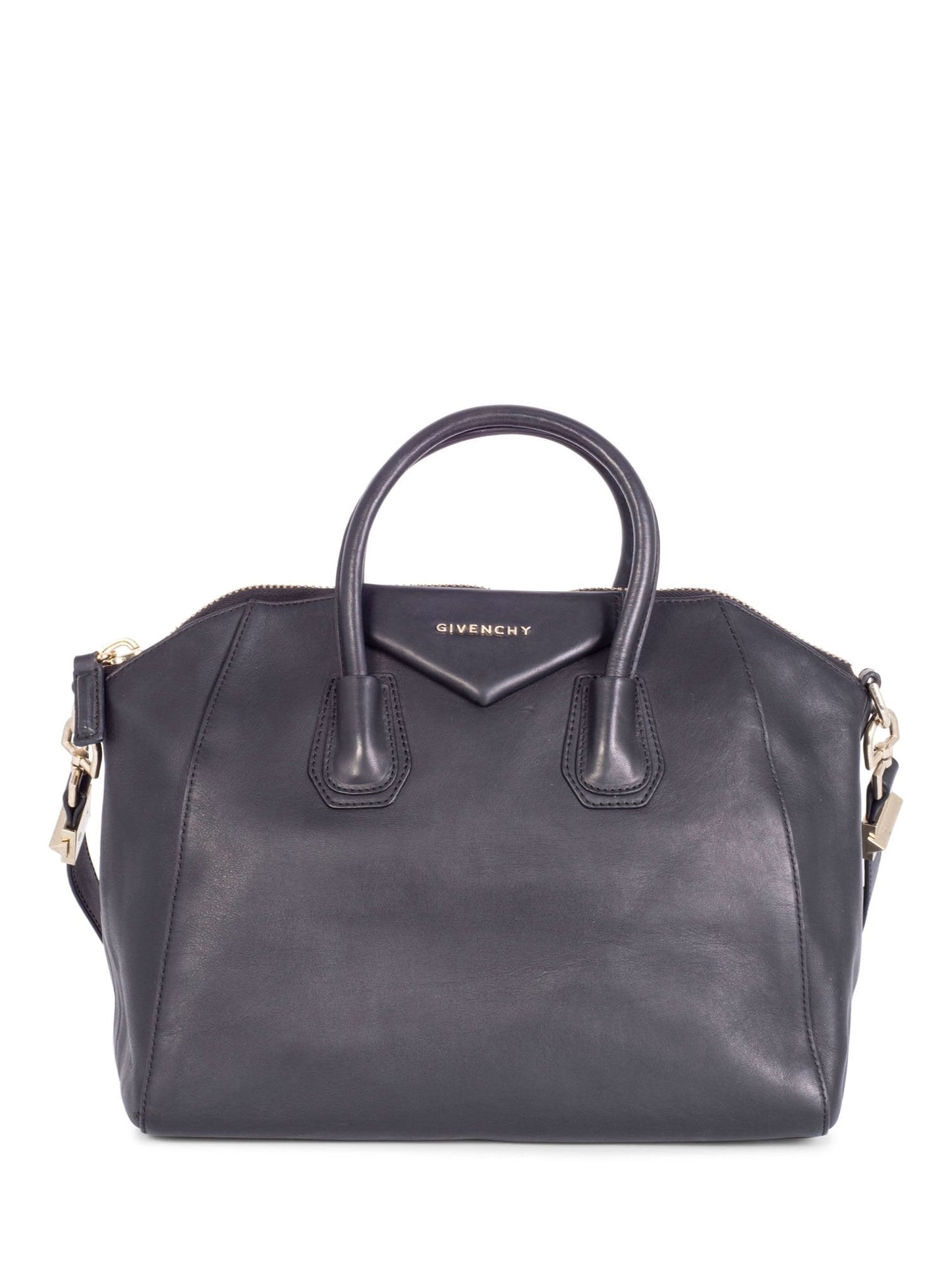 Givenchy Leather Medium Antigona Bag Black