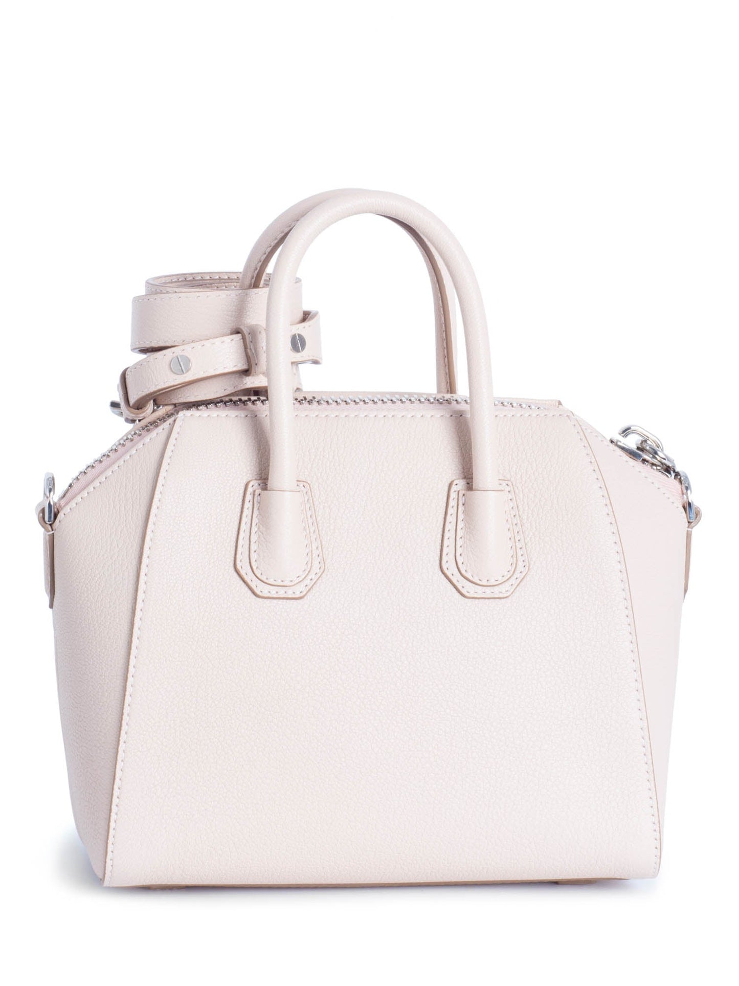 Givenchy Pebbled Leather Small Antigona Bag Pink