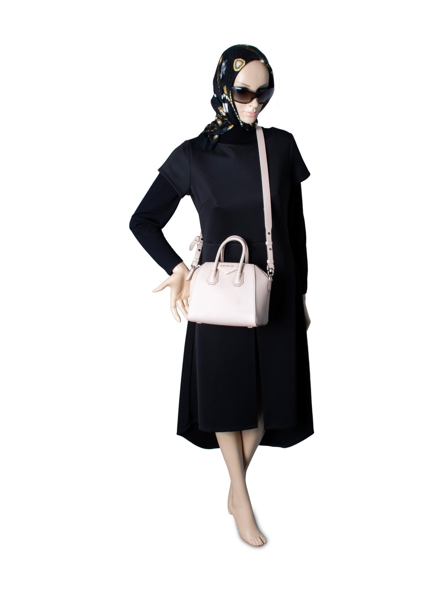 Givenchy Pebbled Leather Small Antigona Bag Pink