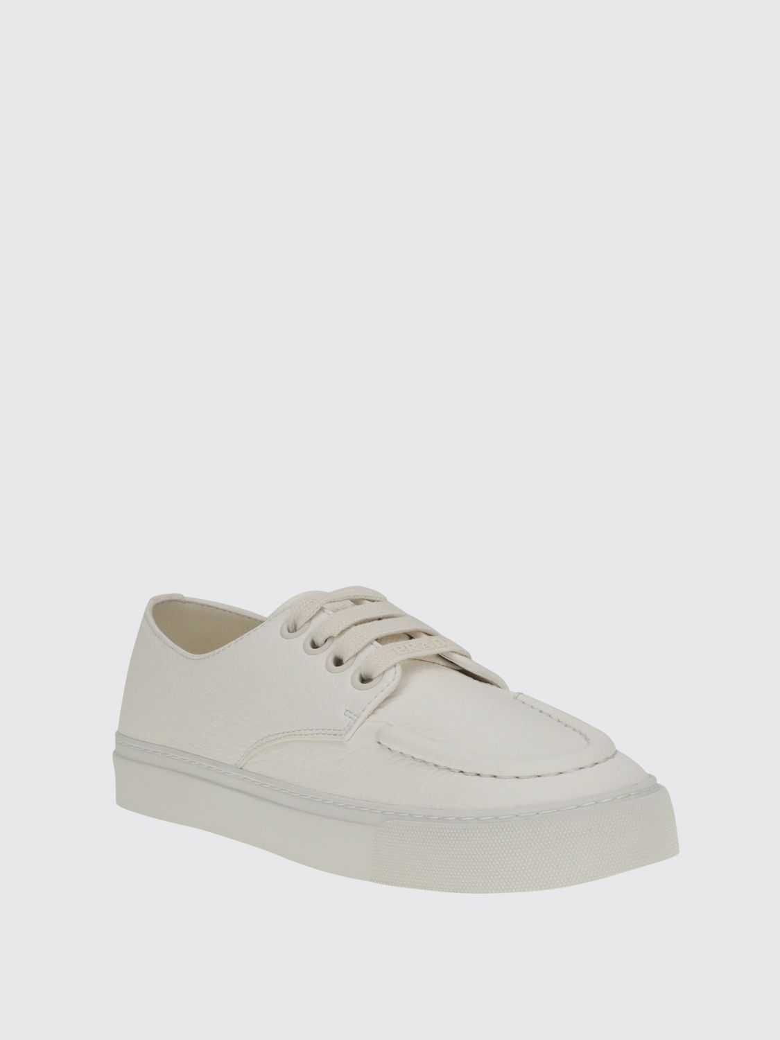 Prada Brogue Shoes Men White