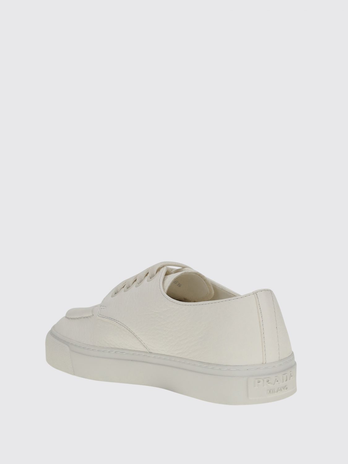 Prada Brogue Shoes Men White