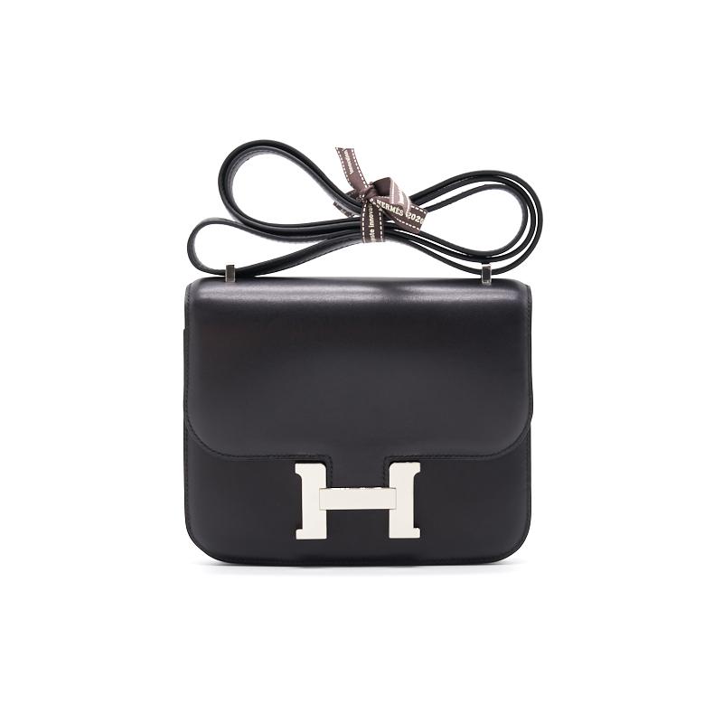 Hermes 18 cm Mini Constance Black