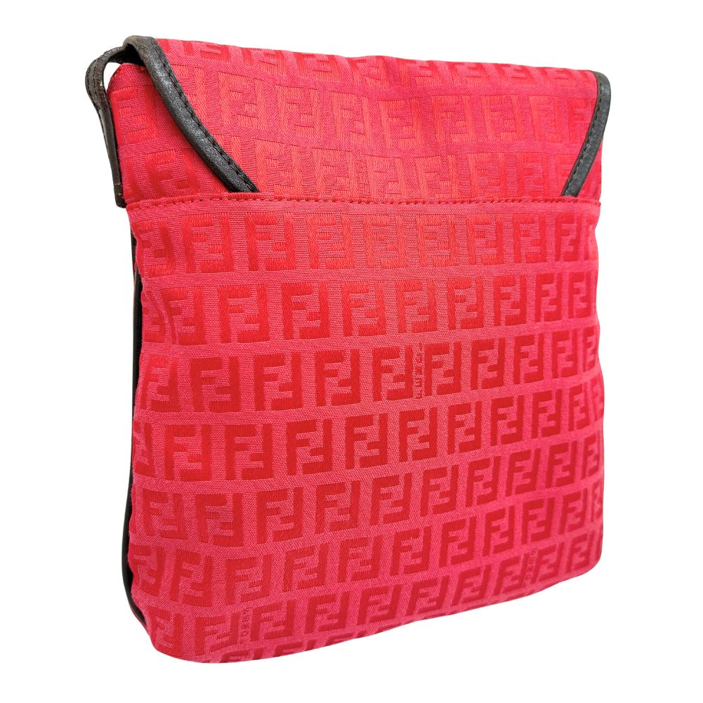 Fendi Zucca Canvas Shoulder Bag 8BT052