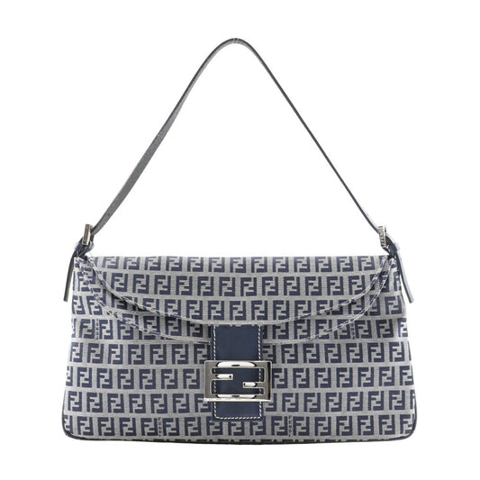 Fendi Zucchino Canvas Shoulder Bag