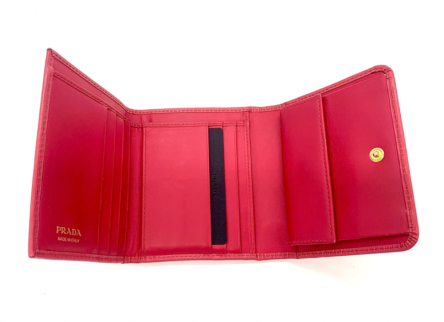 PRADA VITELLO SMALL TRIFOLD WALLET