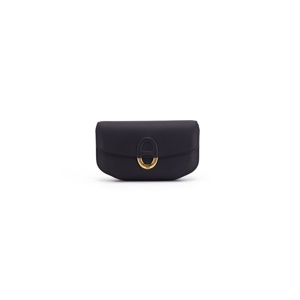 Hermes Cherche-Midi Clutch Noir - A Stamp