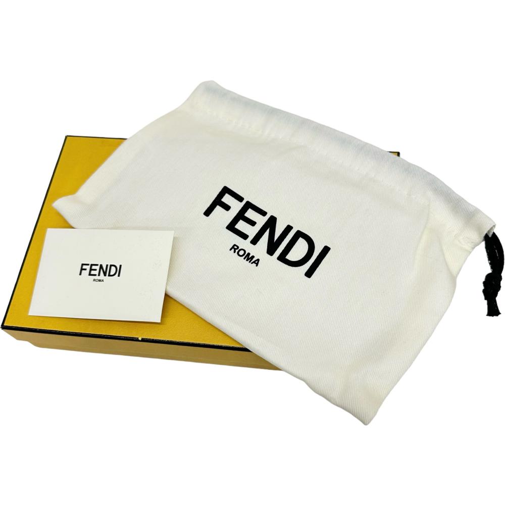 Fendi Leather Phone Baguette Shoulder Bag
