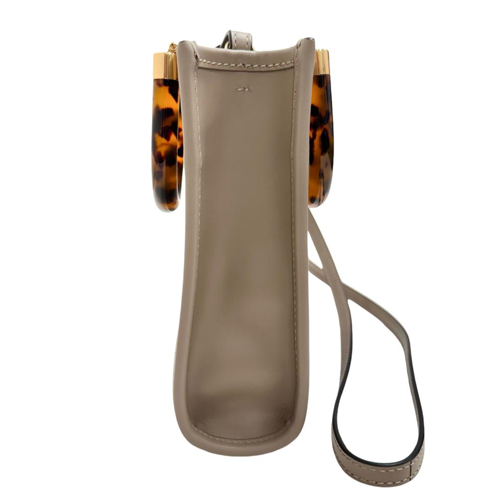 Fendi Sunshine Mini Shopper Leather Bag