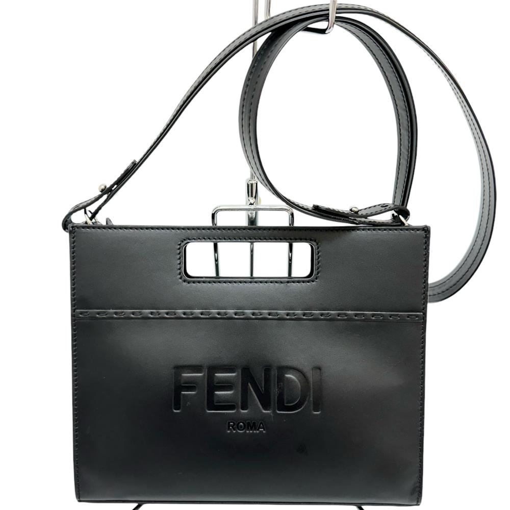 Fendi Leather Shopper Small Clutch Bag 7VA547