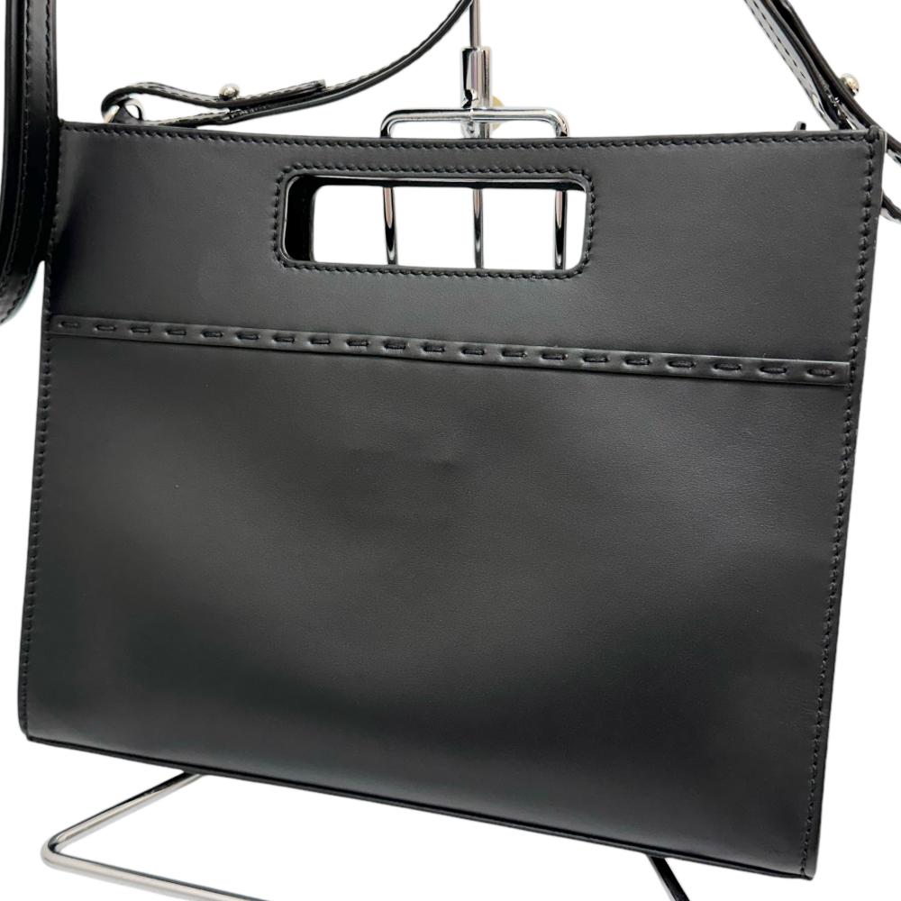 Fendi Leather Shopper Small Clutch Bag 7VA547