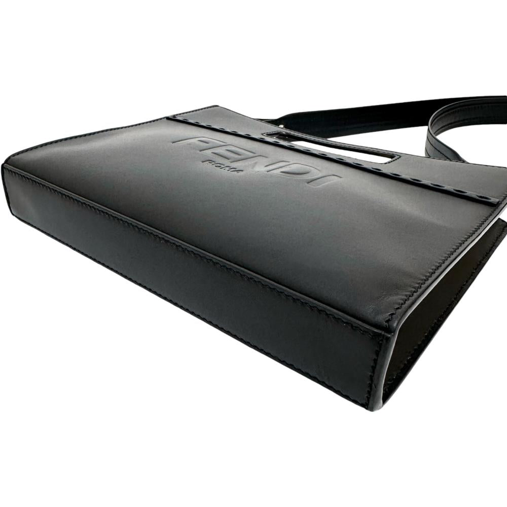 Fendi Leather Shopper Small Clutch Bag 7VA547