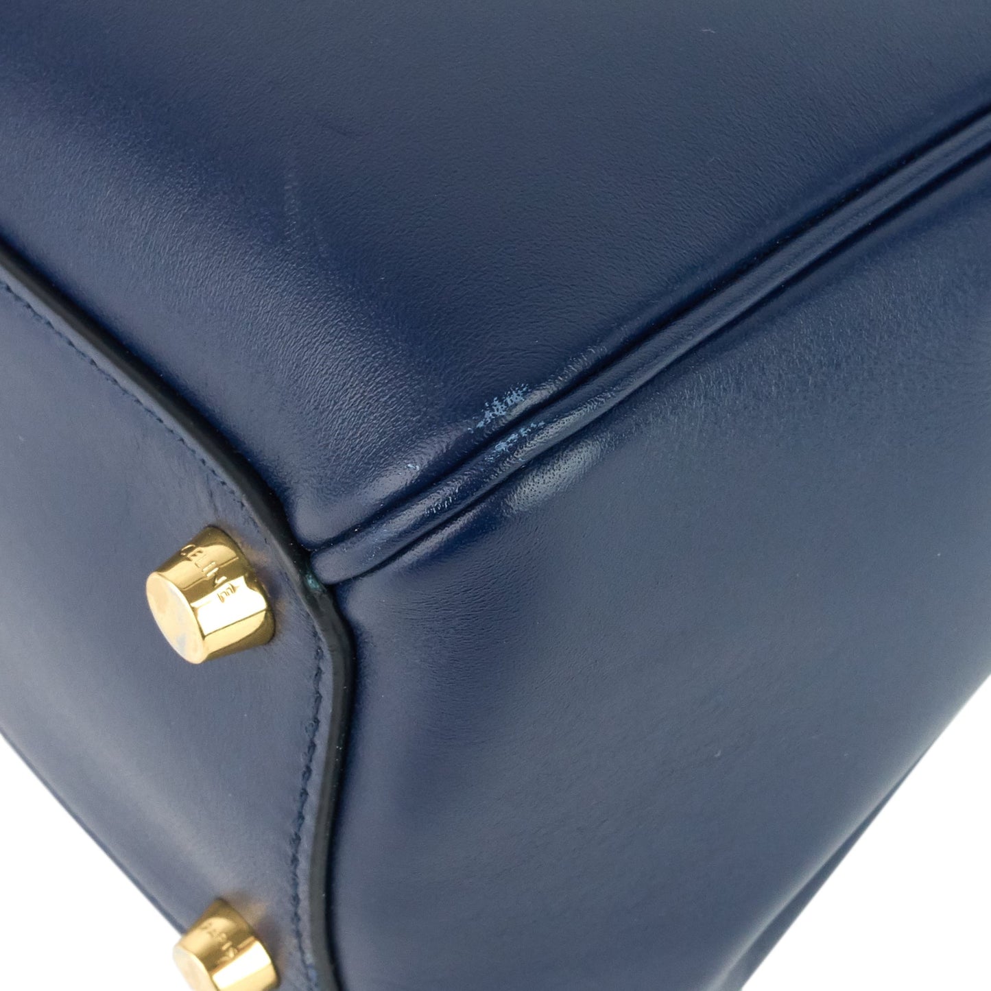CELINE 16 Medium Top Handle Satinated Calfskin Bag
