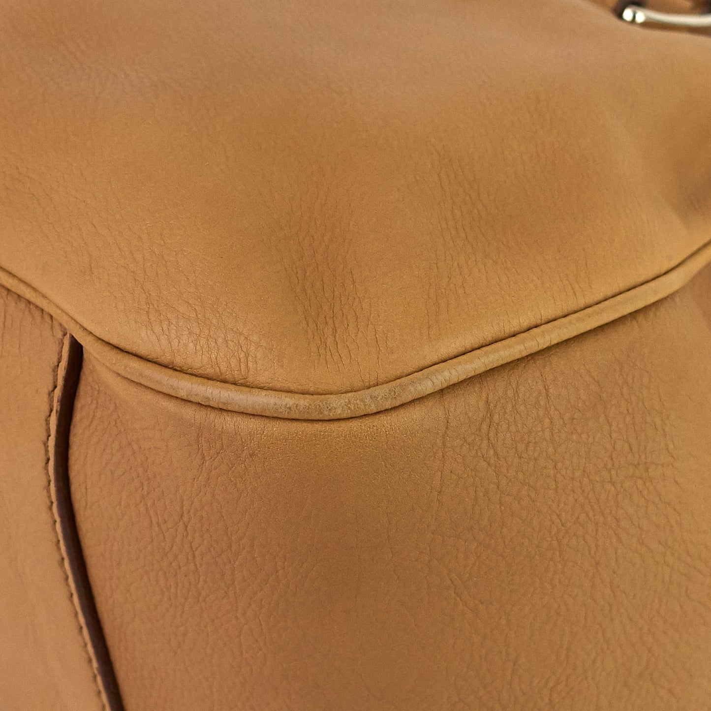CELINE Ball Lock Leather Bag