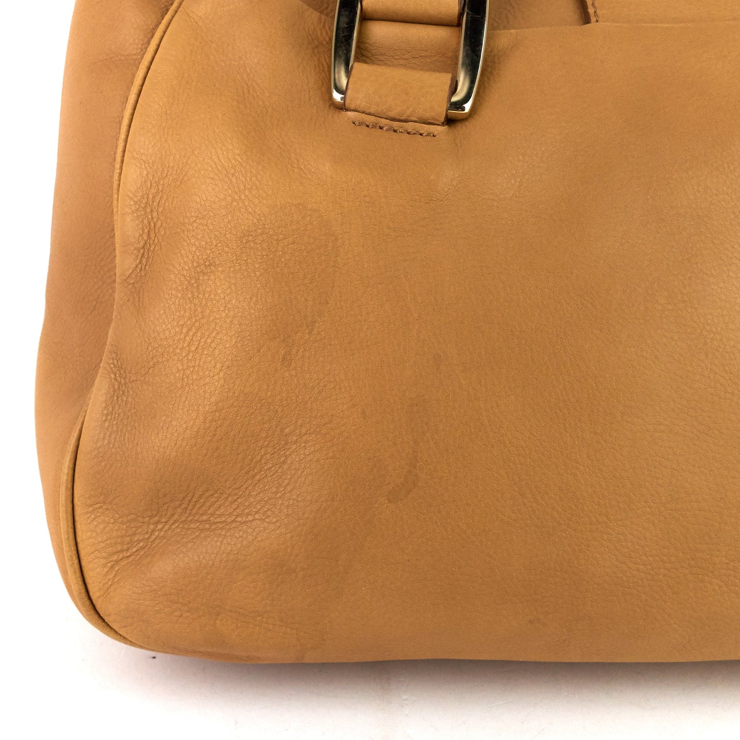 CELINE Ball Lock Leather Bag