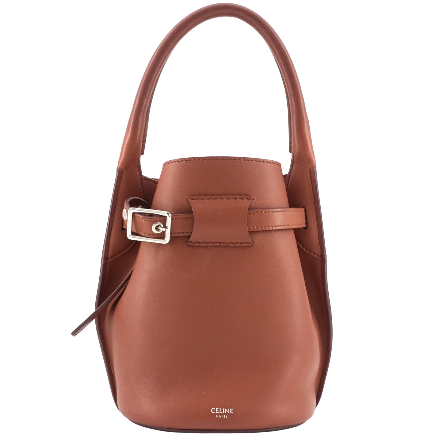 CELINE Big Bag Nano Calfskin Leather Bucket Bag