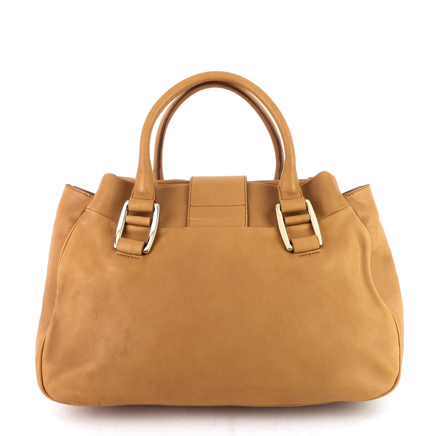 CELINE Ball Lock Leather Bag