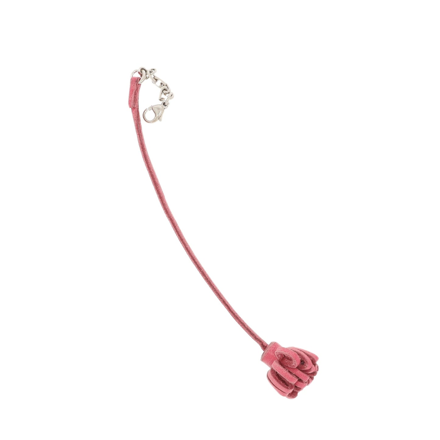 BALENCIAGA Carmencita Bag Accessory in Pink Leather