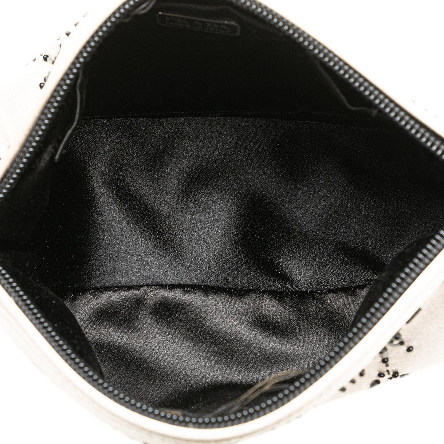 Prada Beaded Satin Pochette (SHG-AHA0RY)