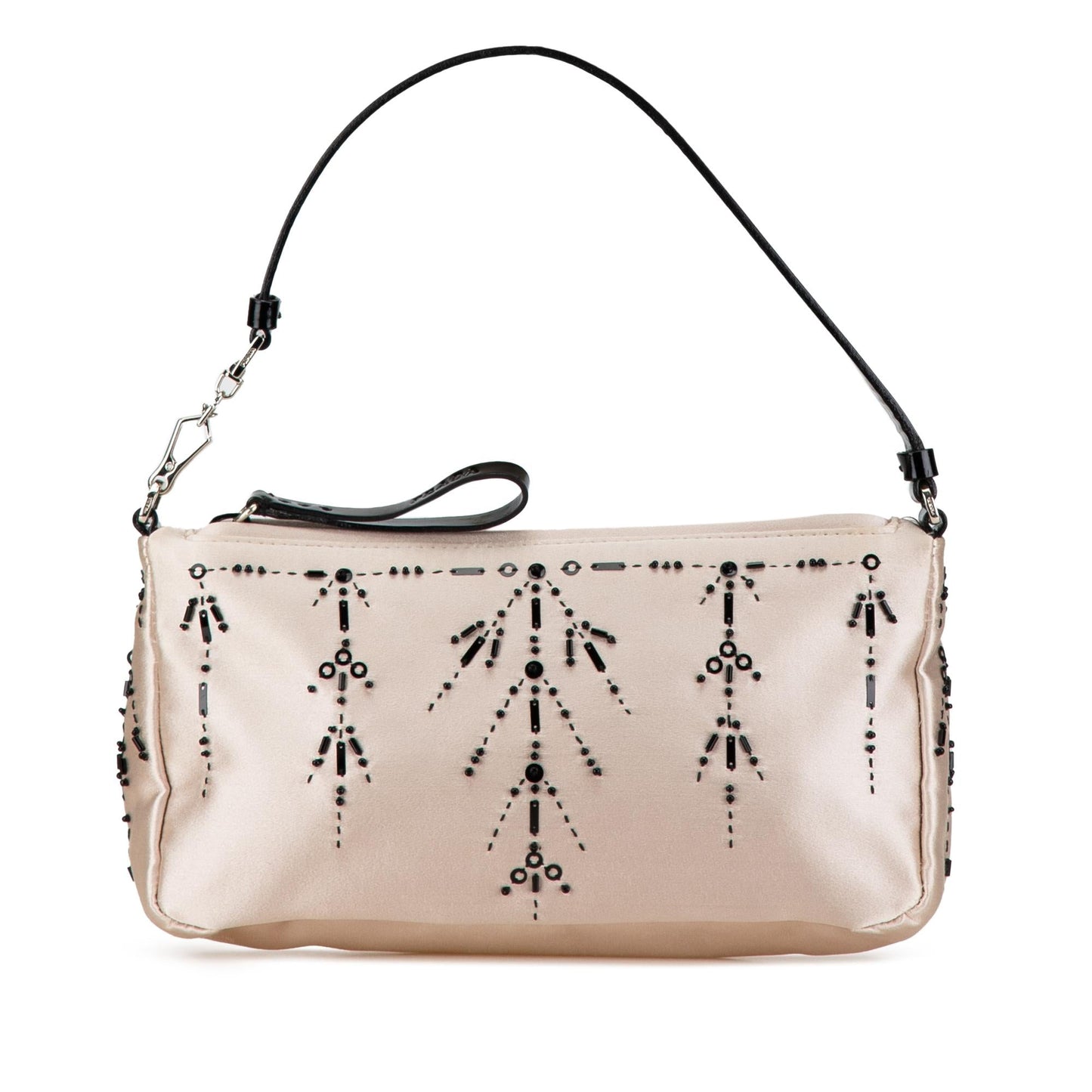 Prada Beaded Satin Pochette (SHG-AHA0RY)