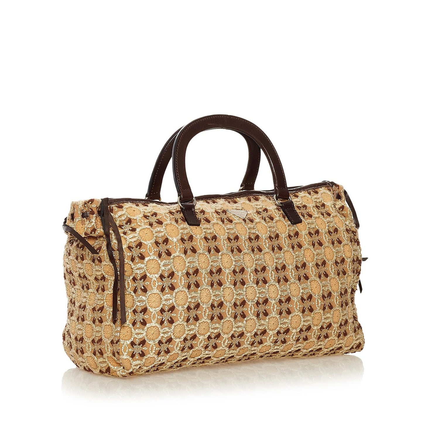 Prada Bow Cloquet Handle Bag (SHG-34878)