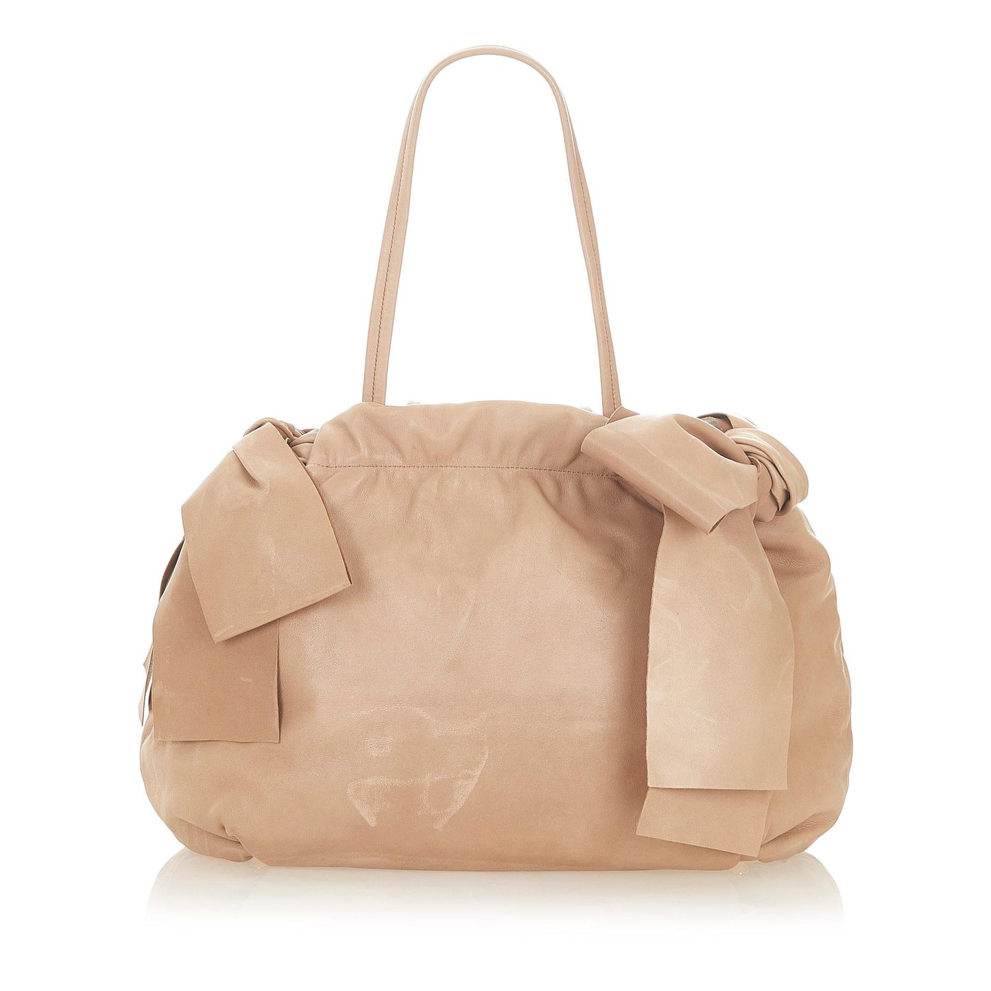 Prada Bow Leather Handbag (SHG-31664)