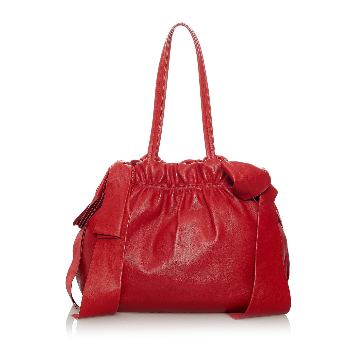 Prada Bow Leather Shoulder Bag (SHG-29221)