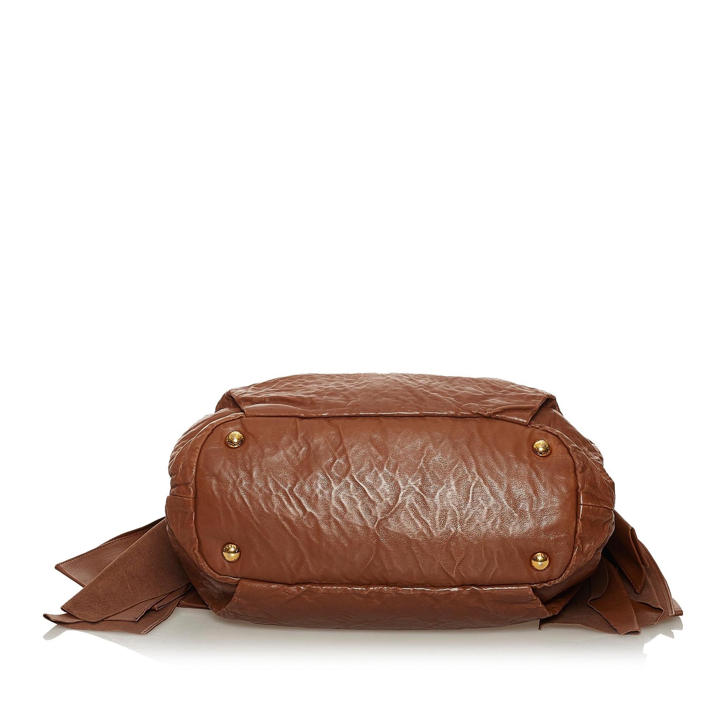 Prada Bow Nappa Leather Satchel (SHG-37318)
