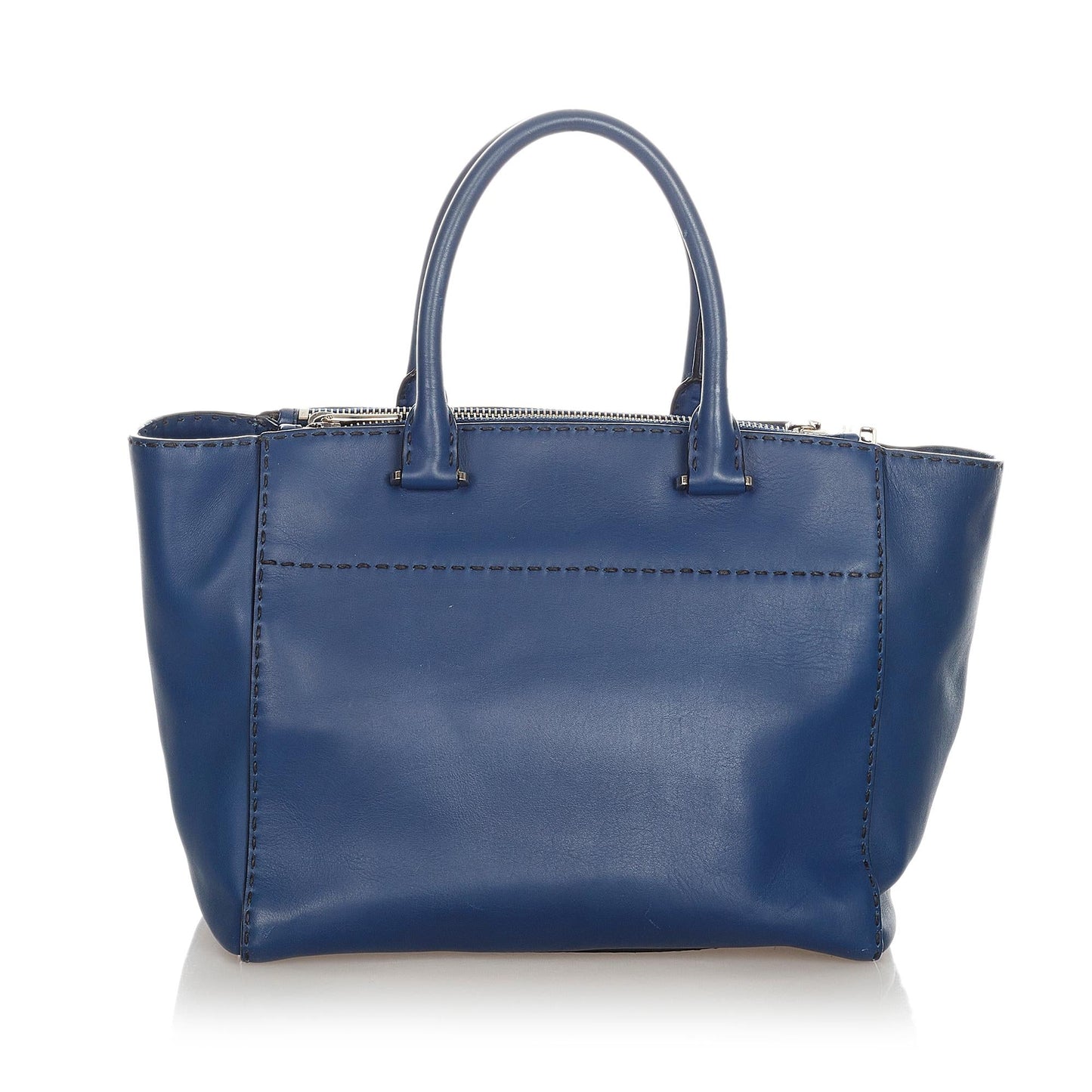 Prada Caflskin Stitched Tote Bag (SHG-31935)
