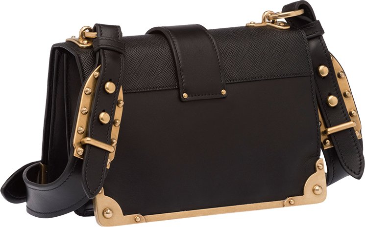Prada Leather Cahier Bag