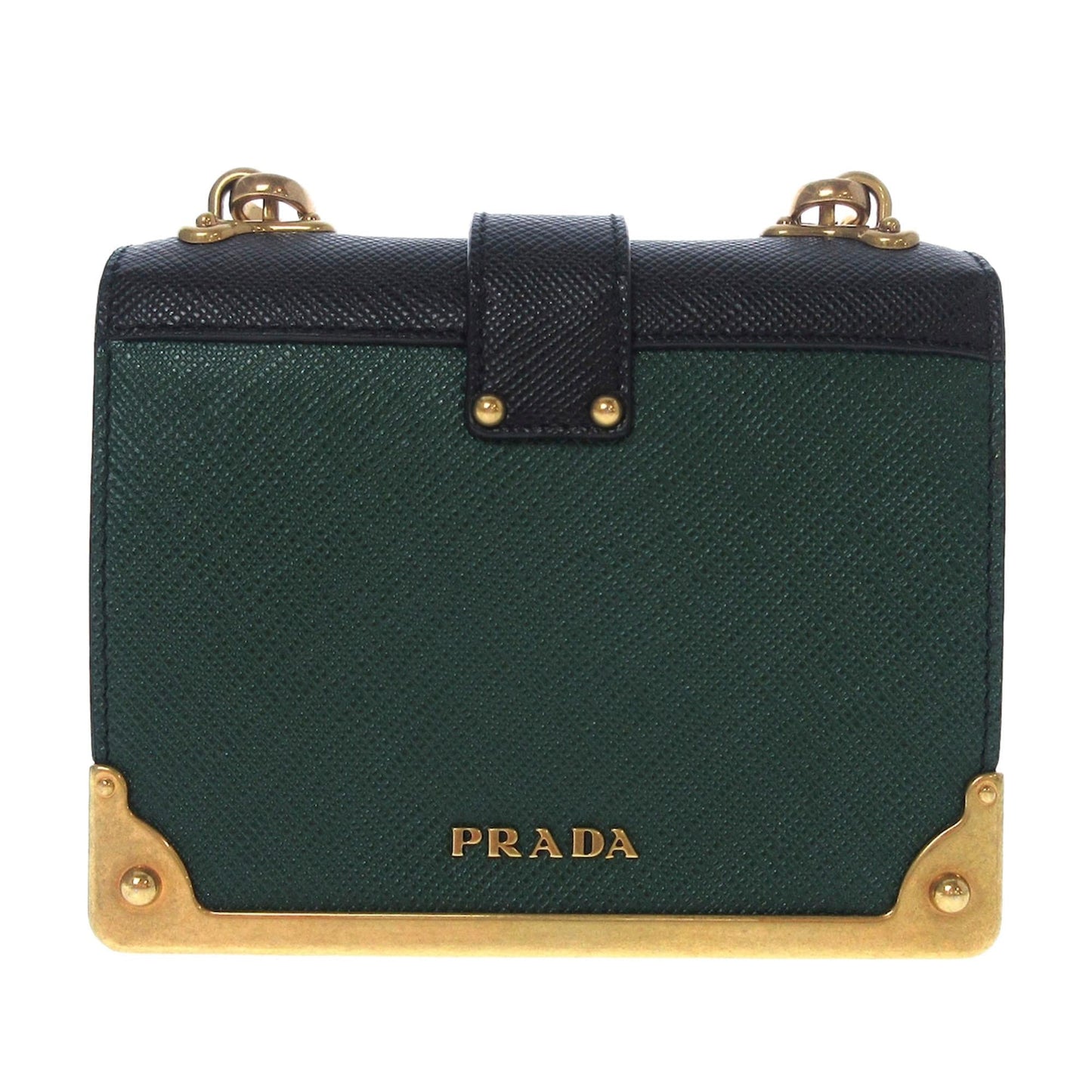 Prada Cahier Leather Crossbody Bag (SHG-32118)