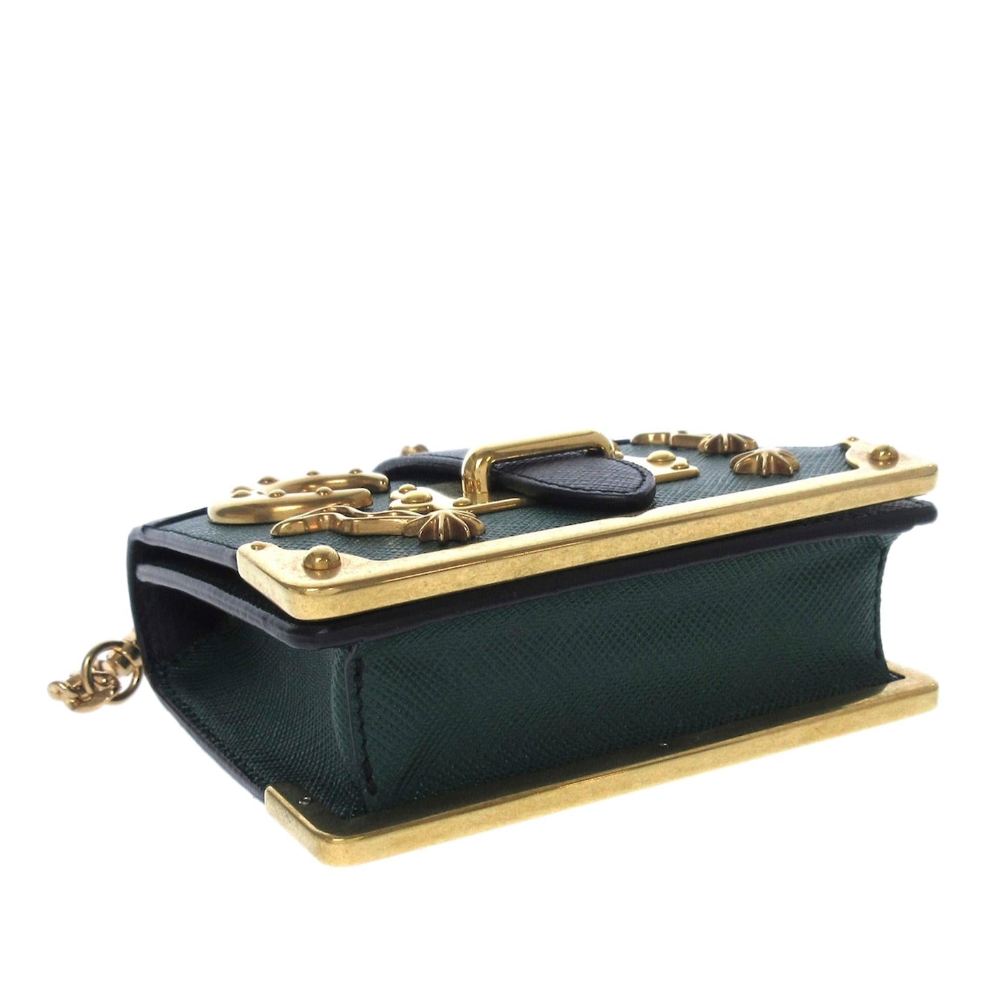 Prada Cahier Leather Crossbody Bag (SHG-32118)