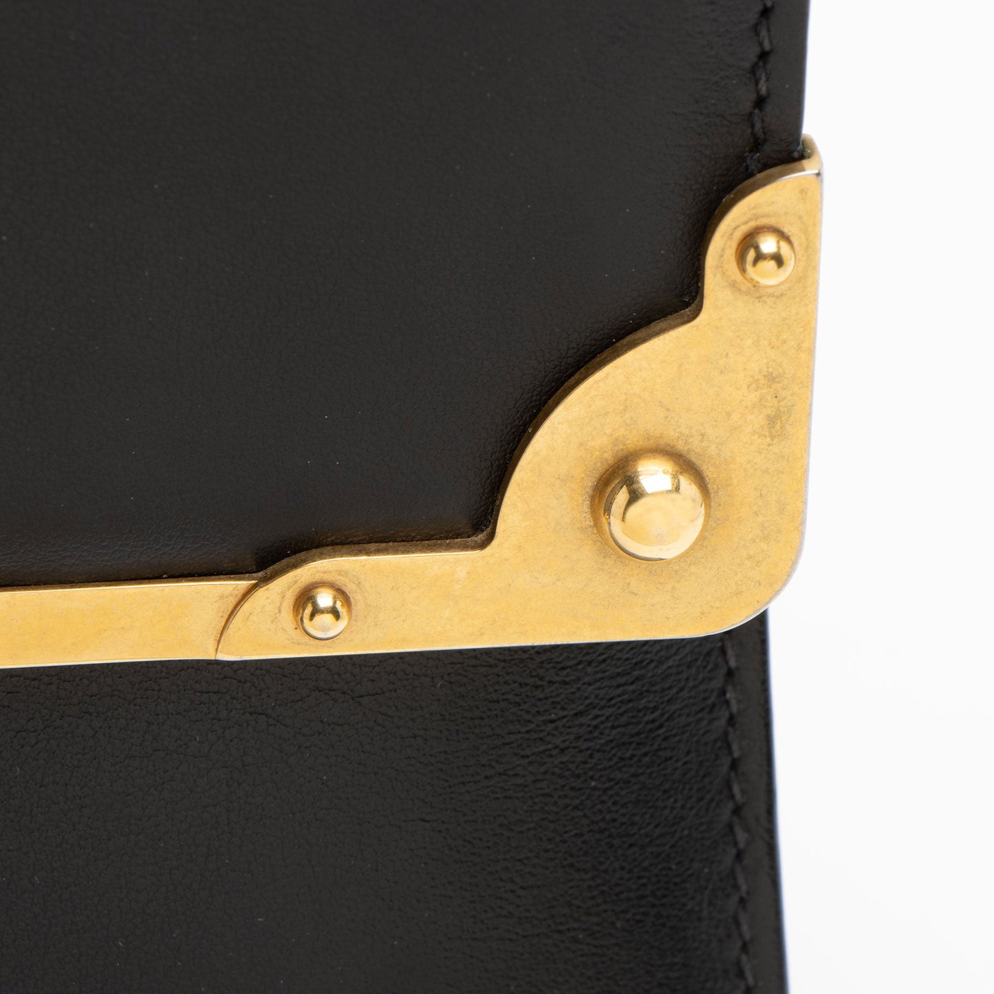 Prada Calfskin Cahier Top Handle (SHF-8JhaOh)