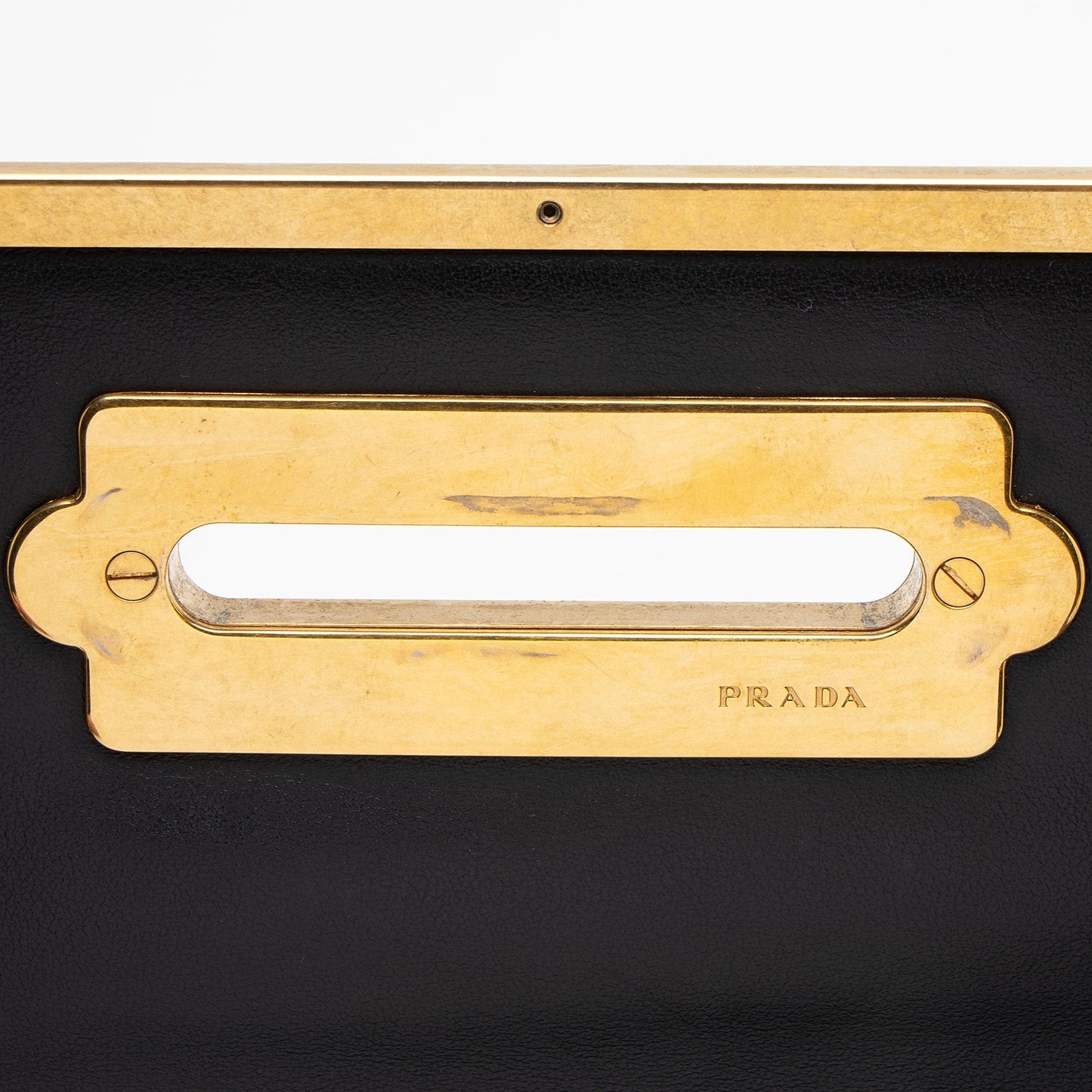 Prada Calfskin Cahier Top Handle (SHF-8JhaOh)