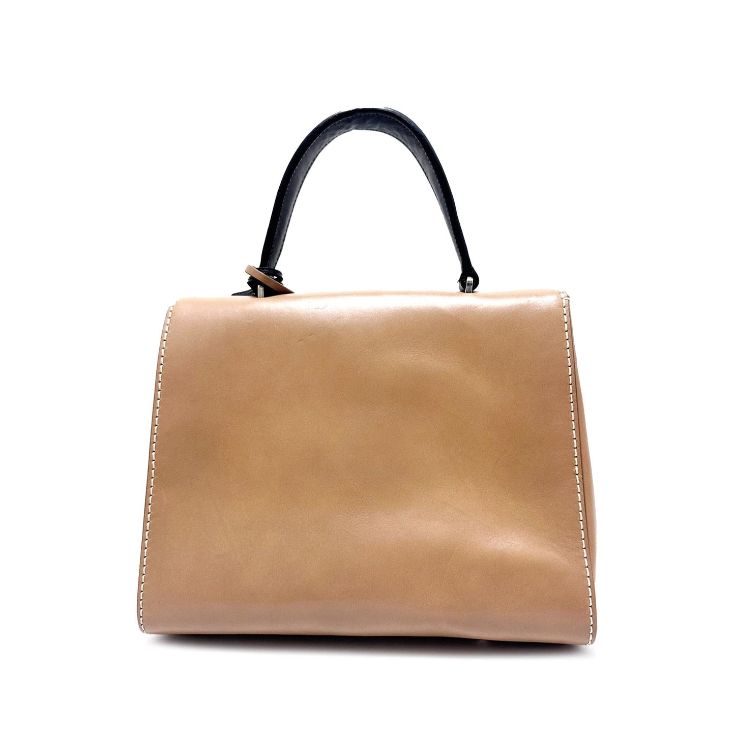 Prada Calfskin Sound Lock Handbag (SHG-jVIhlR)