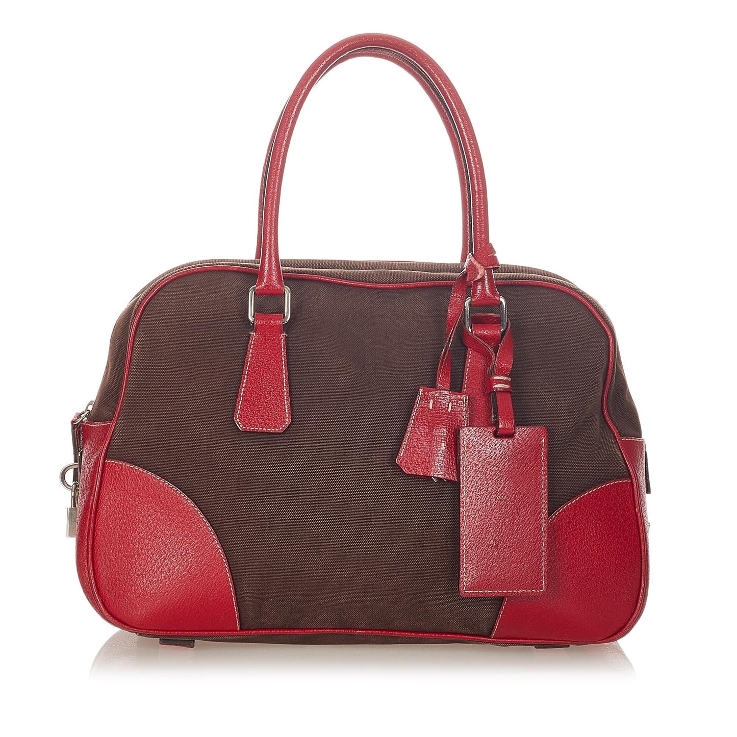Prada Canapa Bauletto Handbag (SHG-22114)