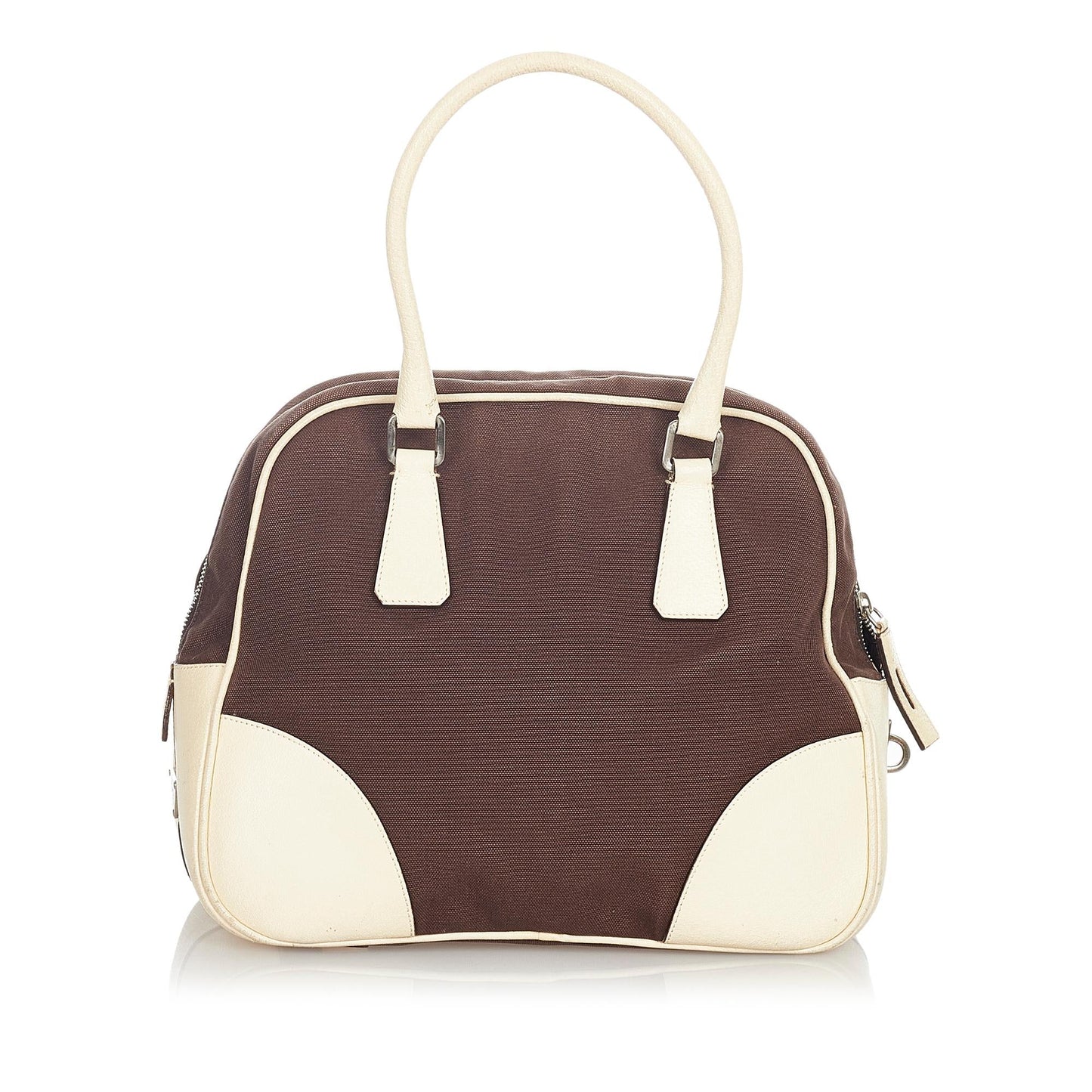 Prada Canapa Bauletto Handbag (SHG-33661)