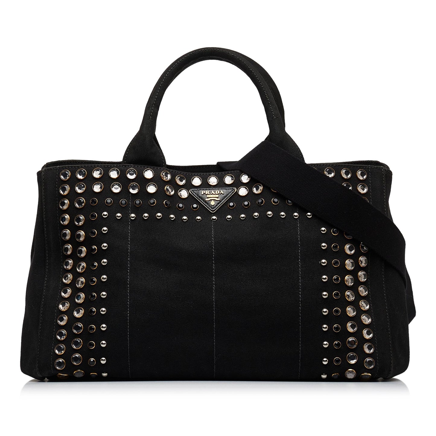Prada Canapa Bijoux Satchel (SHG-Jt61KX)