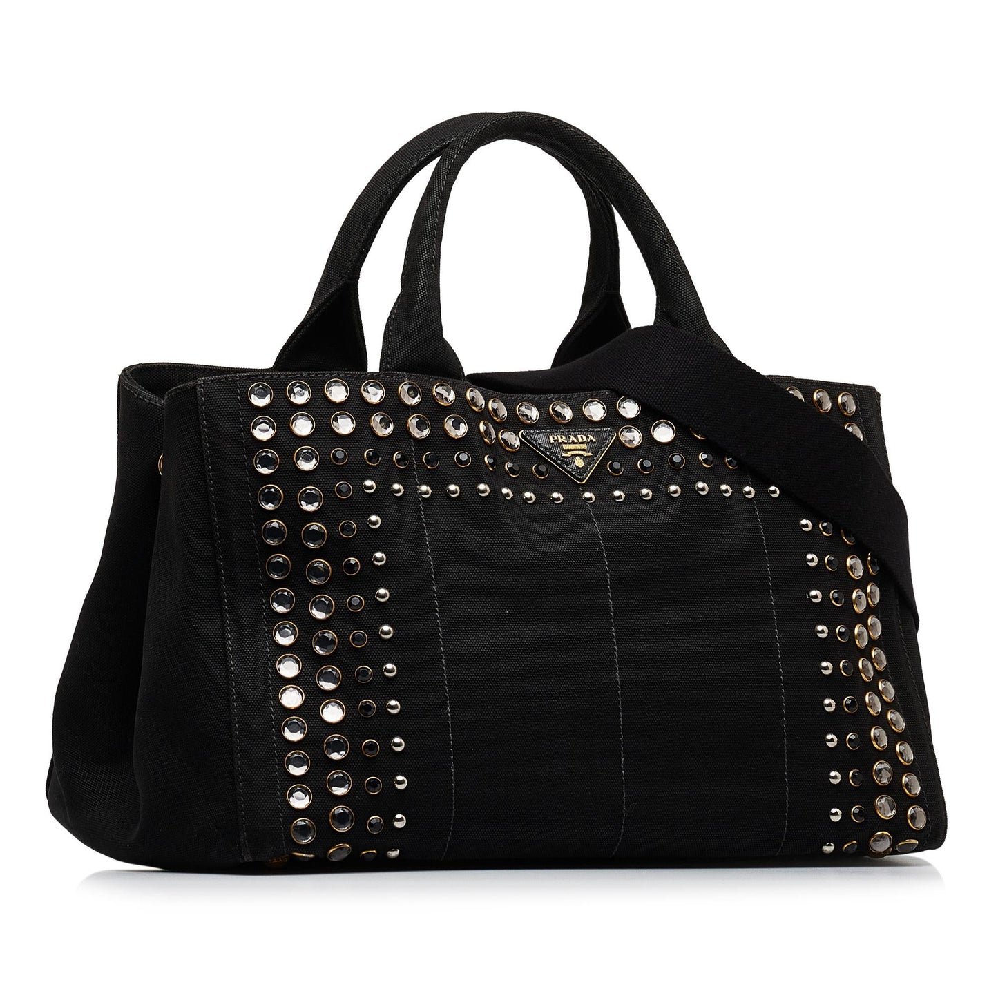 Prada Canapa Bijoux Satchel (SHG-Jt61KX)