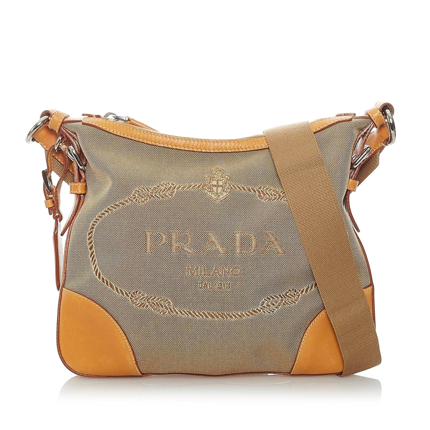 Prada Canapa Canvas Crossbody Bag (SHG-30573)