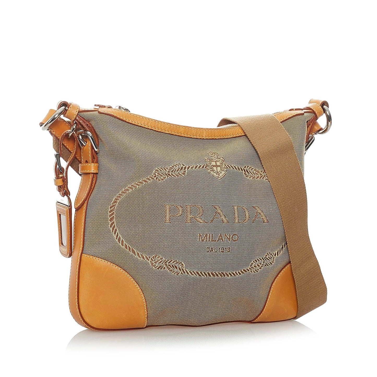 Prada Canapa Canvas Crossbody Bag (SHG-30573)