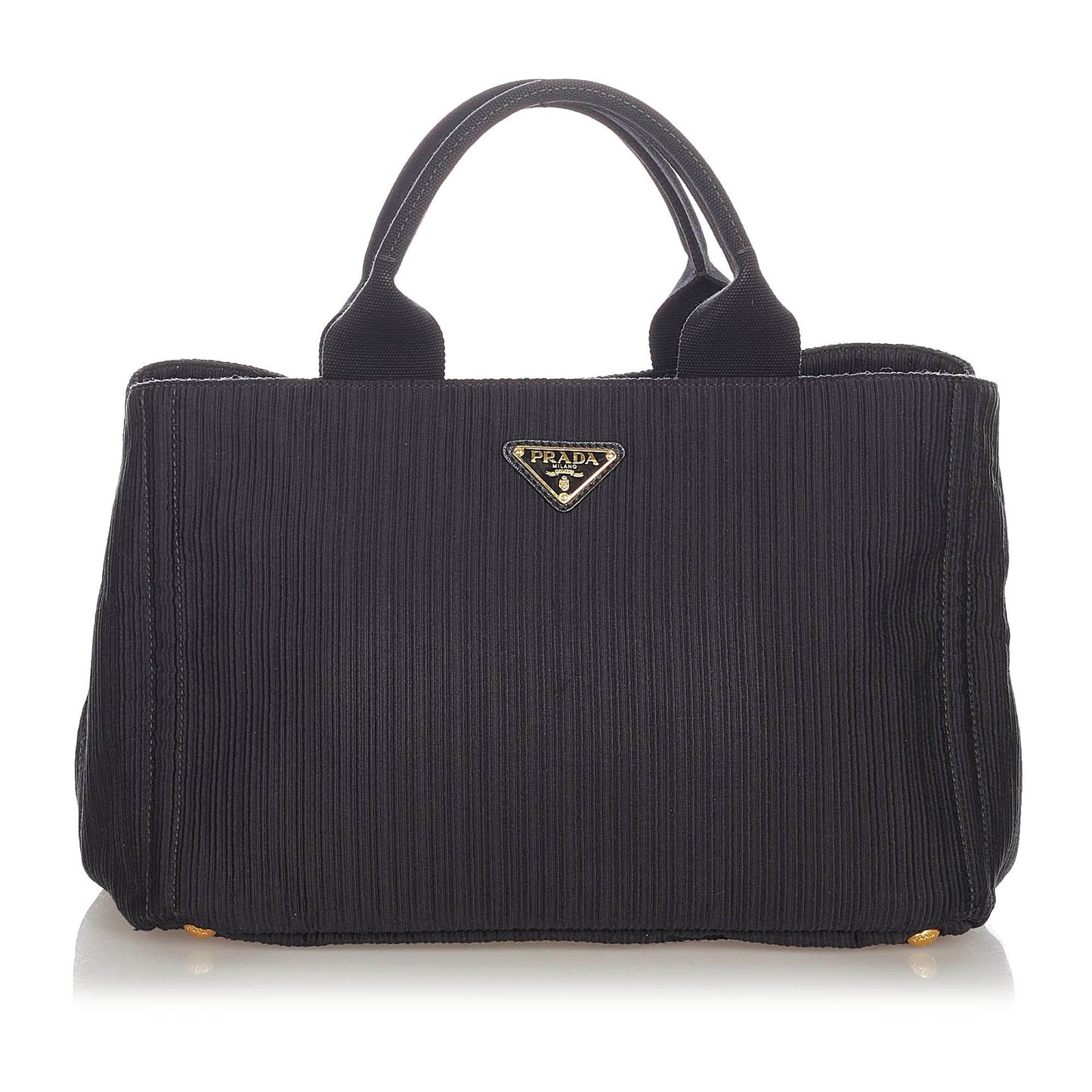 Prada Canapa Canvas Handbag (SHG-31906)